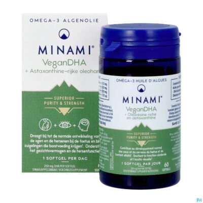 Minami vegandha + astaxanthine caps 60-3