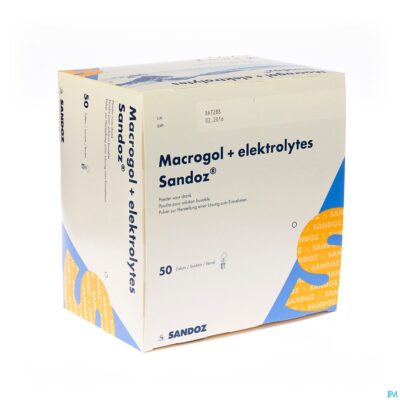 Macrogol + electr sandoz pdr ciroensmaak 50x13,7g-4