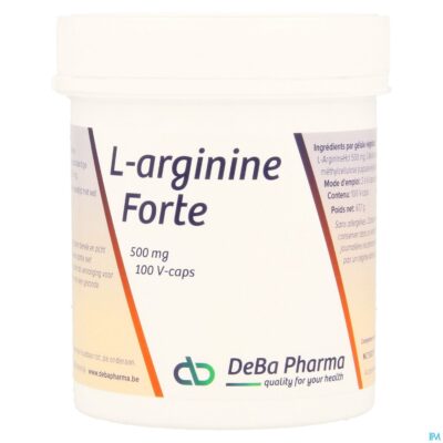 L-arginine caps 100x500mg deba-2