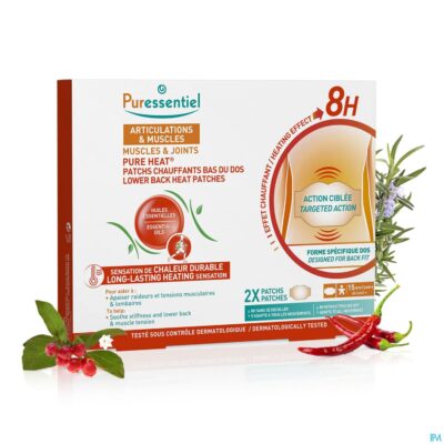 Puressentiel gewrichten spier patch verwarm.lumb.2-3