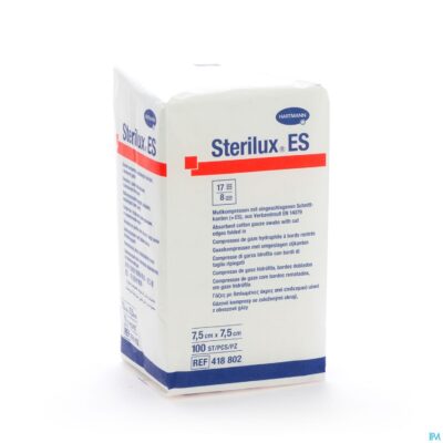 Sterilux es 7,5x7,5cm 8l.nst. 100 p/s-2