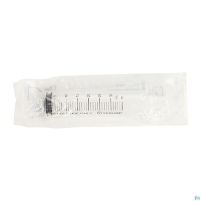 Terumo spuit luer z/naald 30ml 25