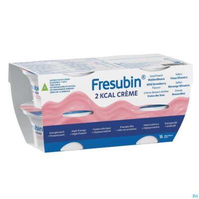 Fresubin 2 kcal crème 125g fraise des bois/bosaardbei
