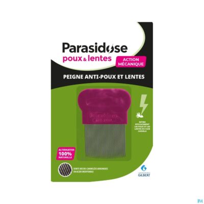 Parasidose luizen + netenkam gekartelde tanden