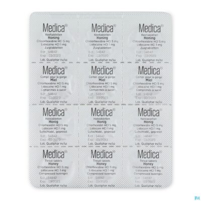 Medica keeltabletten honing 36 zuigtabletten-2