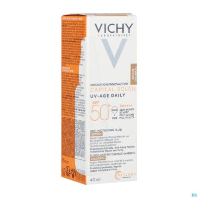 Vichy cap sol uv-age light getint ip50+ 40ml