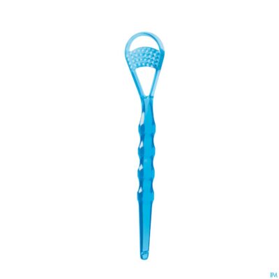 Miradent tongschraper deluxe blauw-2