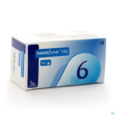 Novofine ster naald 6mm/31g 100 st-2
