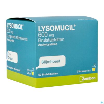 Lysomucil 600 bruistabl. 60 x 600mg