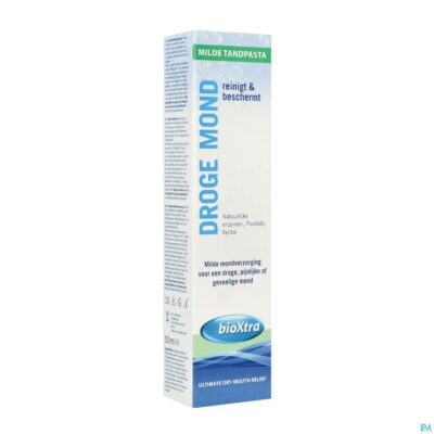 Bioxtra droge mond tandpasta zacht tube 50ml