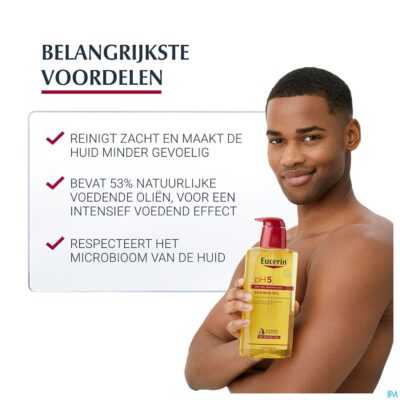 Eucerin ph5 douche olie met pomp 400ml-6