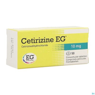 Cetirizine eg          tabl 50x10mg