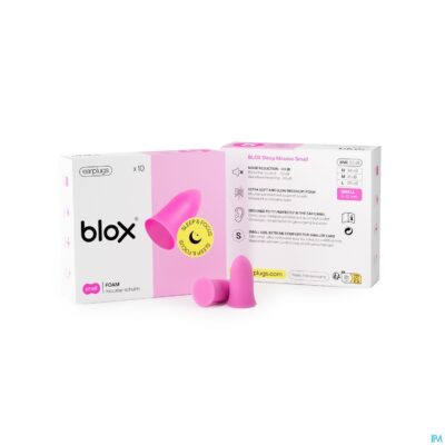 Blox sleep schuim small roze 5 paar-2