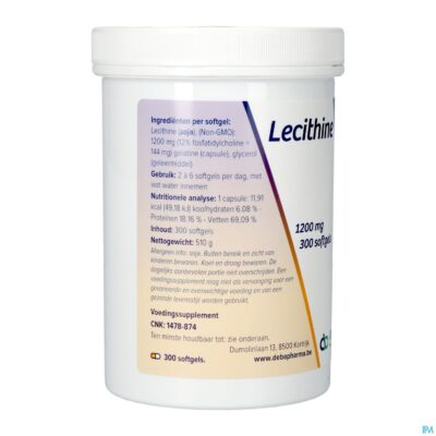 Lecithine caps 300x1200mg deba-2