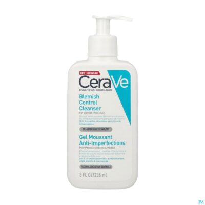 Cerave gel moussant nettoyant a/imperf. 236ml-2