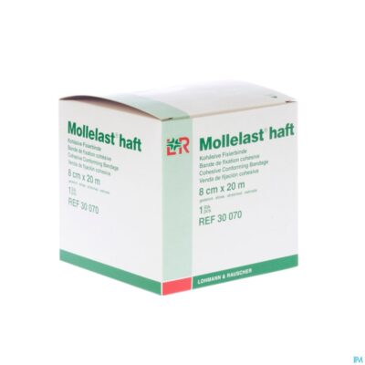 Mollelast haft windel elast adh 8cmx20m 30070