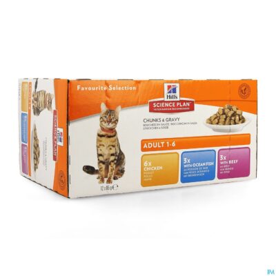 Hills sc.plan feline adult multip. classic 12x85g-2
