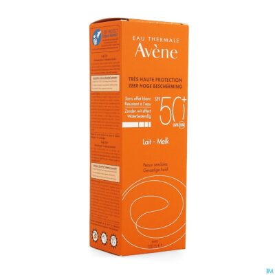 Avene zon spf50+ melk zeer hoge bescherm. 100ml