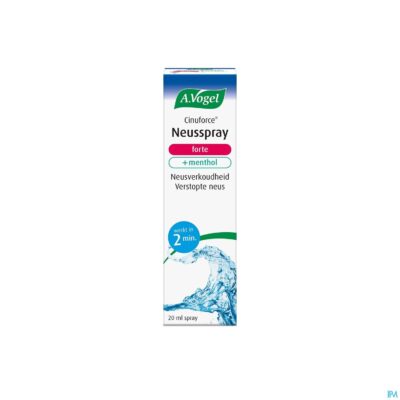 A.vogel cinuforce neusspray forte + menthol 20ml