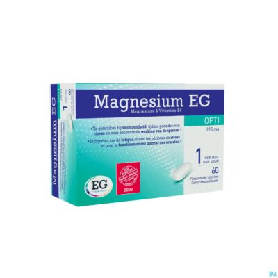 Magnesium eg opti 225mg tabl 60