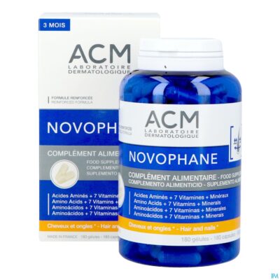 Novophane caps 180-3