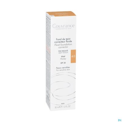 Avene couvrance fdt correct. fluide 4 miel 30ml