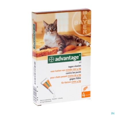 Advantage 40 katten <4kg 4x0,4ml-2