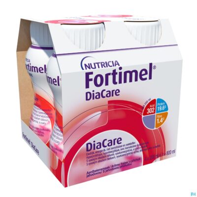 Diacare aardbei 4x200ml-2