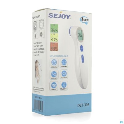 Sejoy thermometer infrarood z/contact