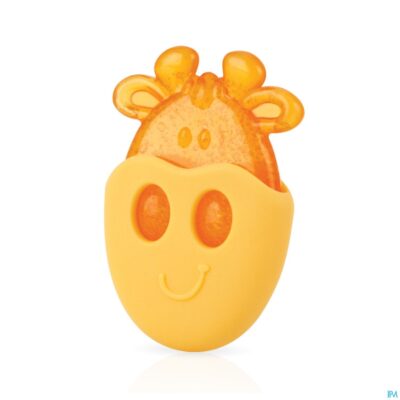 Nûby koelbijtfiguur diertjes met beschermhoes - 3m+-3
