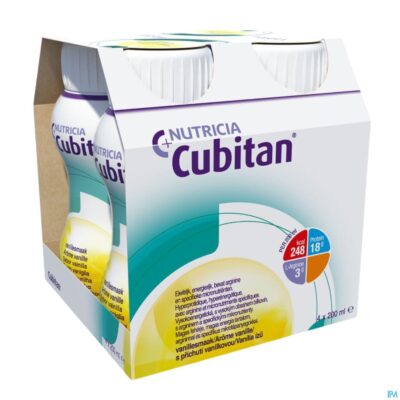 Cubitan vanille 4x200ml