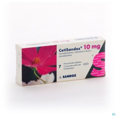 Cetisandoz sandoz comp 7 x 10mg-5