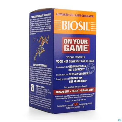 Biosil on your game caps 180-2