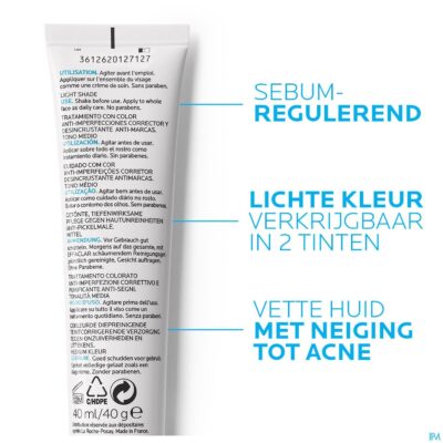 La roche posay effaclar duo+ unifiant light 40ml-5