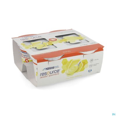 Resource dessert gourmand vanille 4x125g 12318667
