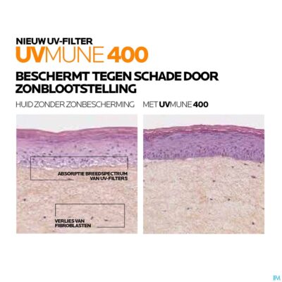 Lrp anthelios uvmune400 hydra creme zp spf50+ 50ml-3