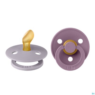 Bibs 1 fopspeen anatomic duo fossil/mauve