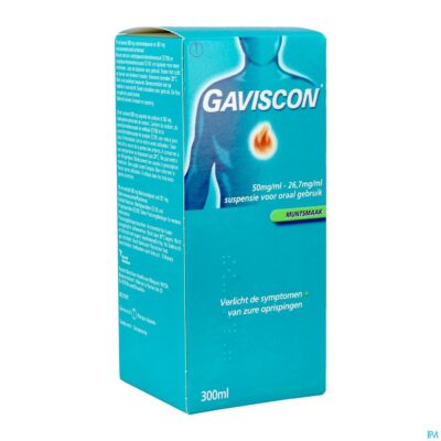 Gaviscon menthe munt susp buv 300ml