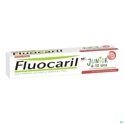 Fluocaril tandpasta junior rood fruit 75ml nf-2