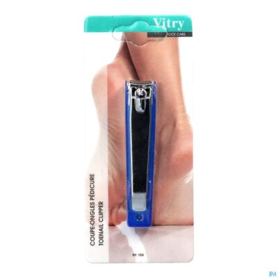 Nagelknipper pedicure met opvangbakje blauw (azie)