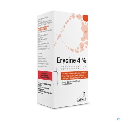 Erycine 4 % sol application cutanee 100ml