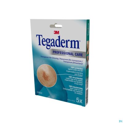 Tegaderm 3m film dressing transp 10x12cm 5 1626p-3