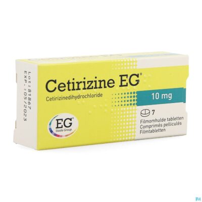 Cetirizine eg           tabl 7x10mg