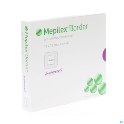 Mepilex border sil adh ster nf 10,0x10,0 5 295300