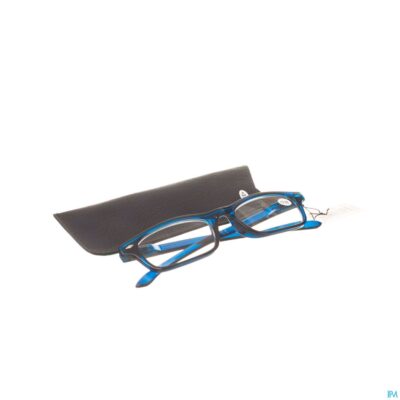 Pharmaglasses leesbril diop.+3.00 dark blue