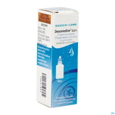 Desomedine 0,1 % collyre fl 10ml
