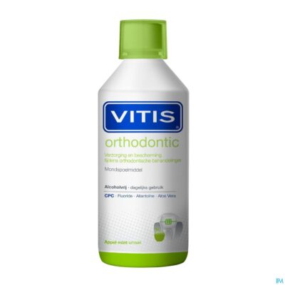 Vitis orthodontic mondspoelmiddel met 0,05% cetylpyridinium chloride (cpc) 500ml 3975