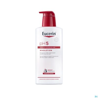 Eucerin ph5 waslotion + pomp 400ml
