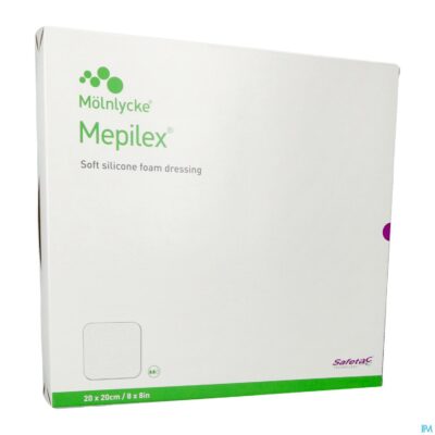 Mepilex schuimverb sil abs ster 20x20cm 5 294400