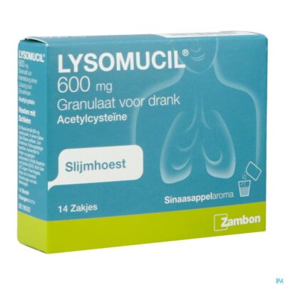 Lysomucil 600 gran sach 14 x 600mg